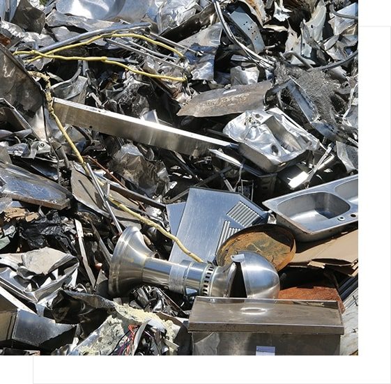 Pile of scrap metal