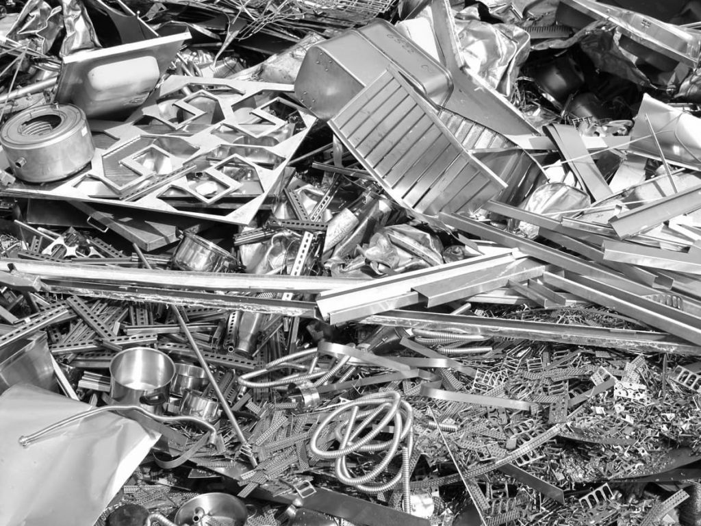 Pile of scrap metal