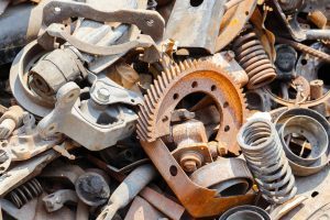 Pile of scrap metal